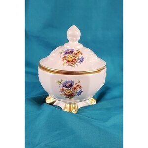 VTG House Of Fuller Genuine Porcelain Sugar Bowl/Trinket Dish/Candle Holder